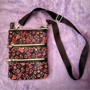 Betsey Johnson jewel print crossbody bag